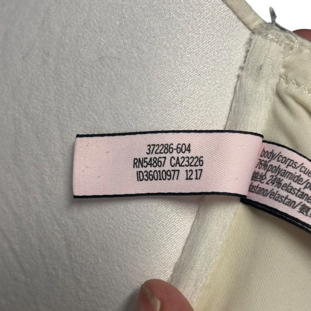 Victorias Secret T-Shirt Lightly Lined Demi Bra Nude Mesh Racerback 38D